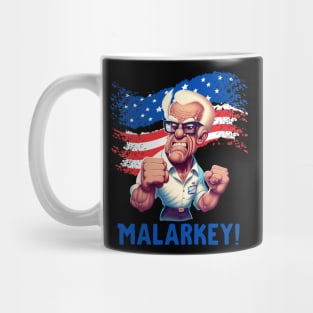 Comic book Angry Biden Malarkey Mug